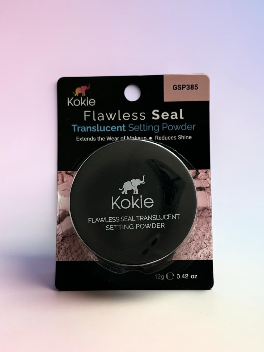 NWT KOKIE Flawless Seal translucent setting powder GSP358 .42oz 12g NEW